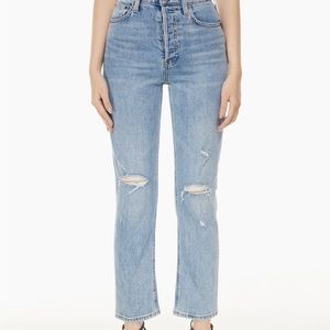 Denim Forum THE ARLO HIGH RISE STRAIGHT size 25